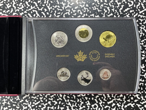 2021 Canada Blanding's Turtle 7x Coin Specimen Set Lot#B2225 With Case & C.O.A.