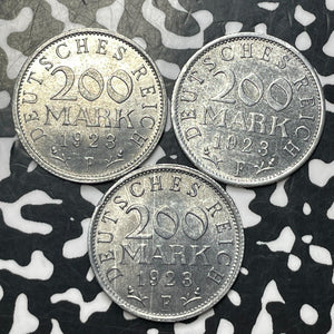 1923-F Germany 200 Mark (3 Available) (1 Coin Only)