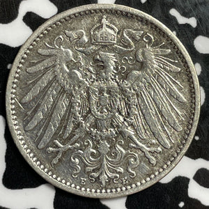 1906-E Germany 1 Mark Lot#E3811 Silver!