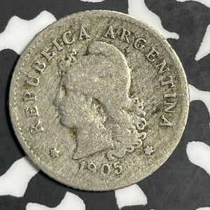 1905 Argentina 10 Centavos Lot#E6713