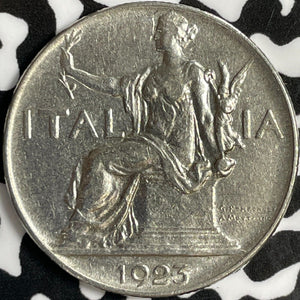 1923 Italy 1 Lira Lot#D8245