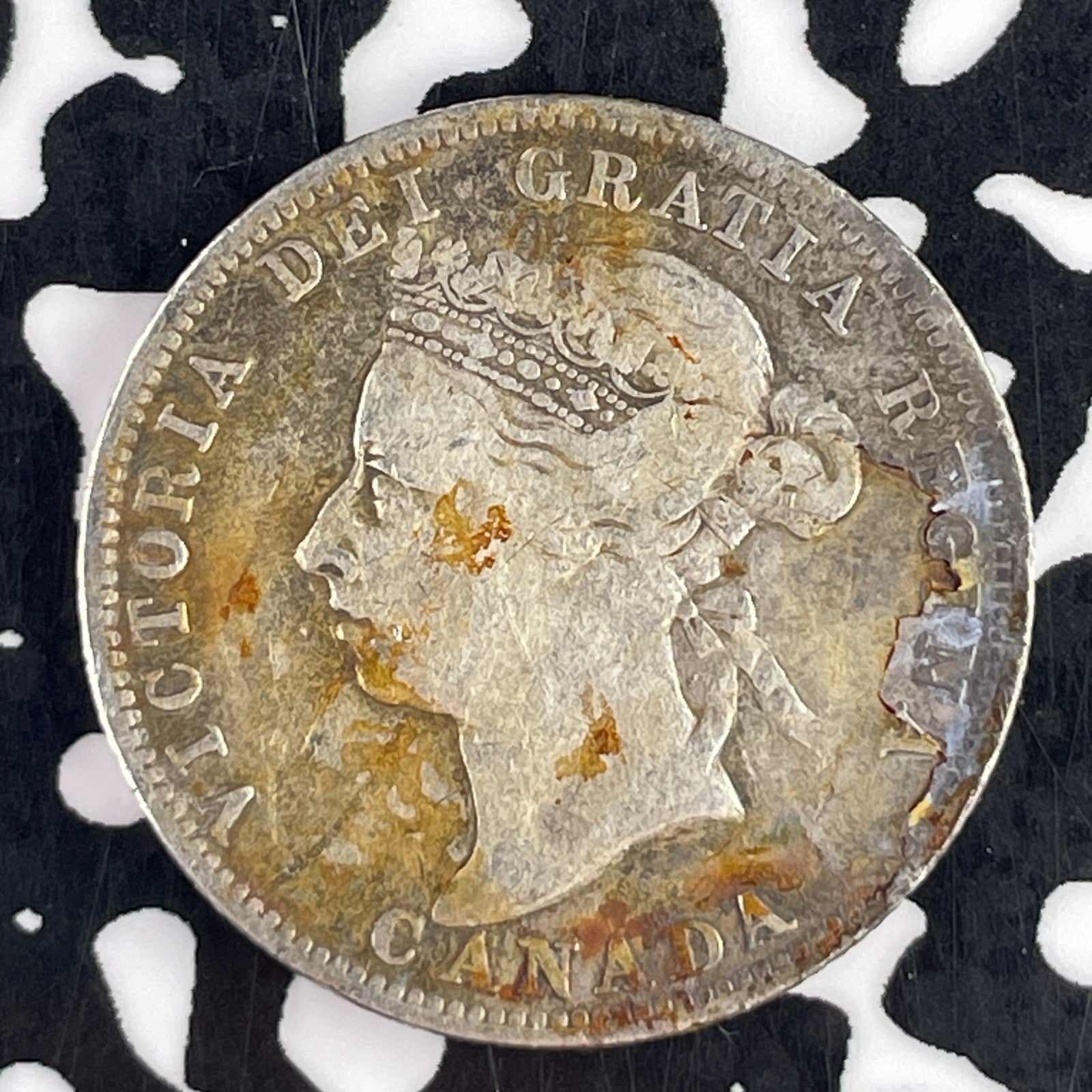 1892 Canada 25 Cents Lot#F2554-B Silver!
