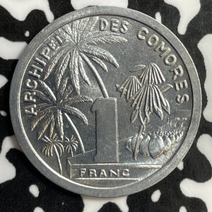 1964 Comoros Island 1 Franc Lot#E5256 High Grade! Beautiful!