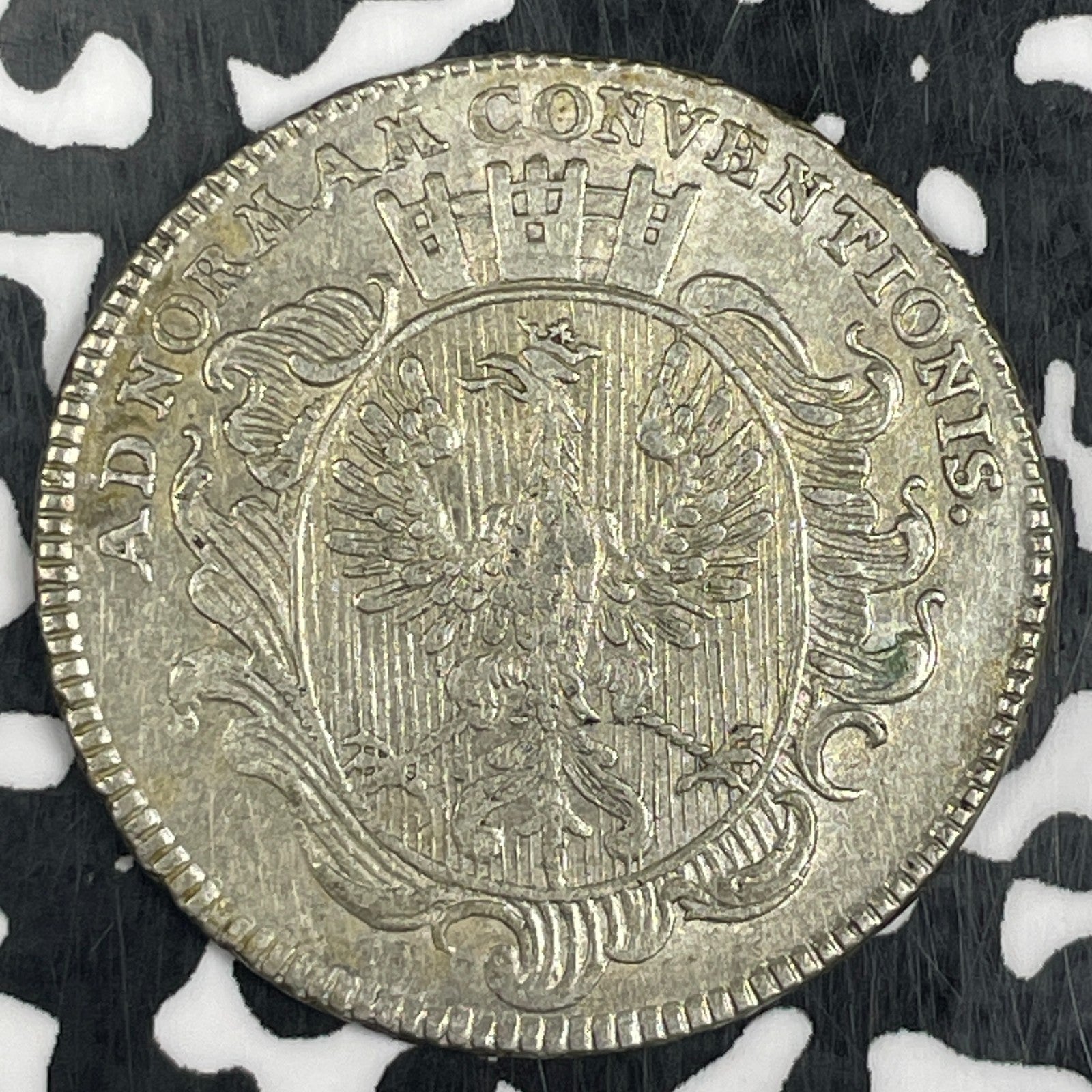 1784-G PCB N Germany Frankfurt 20 Kreuzer Lot#JM0672 Silver! High Grade! KM#266