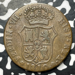 1810 Spain Catalonia 6 Quartos Lot#MK341