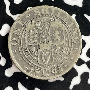 1895 Great Britain 1 Shilling Lot#T7326 Silver!