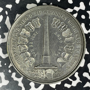 1876 Switzerland 400th Anniversary Of The Battle Of Morat Medal Lot#JM9237 47mm