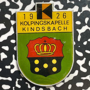 1926 Germany Kindsbach Enameled Badge Lot#T0266 32x47mm