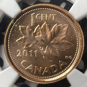 2011 Canada Small Cent NGC MS67RD Lot#G9462 Gem BU! Top Graded!