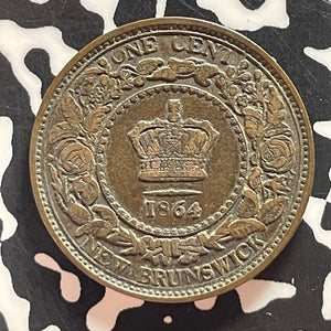 1864 New Brunswick Large Cent Lot#T4734 Nice!