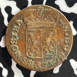 1787 Netherlands East Indies Gelderland 1 Duit Lot#T7479