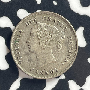 1896 Canada 5 Cents Lot#T7883 Silver! Nice!