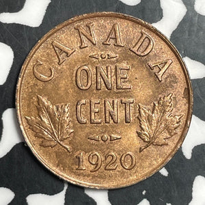 1920 Canada Small Cent Lot#T2598 Beautiful Detail, Retoned