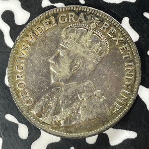 1930 Canada 25 Cents Lot#T4866 Silver! Nice!