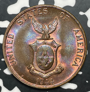 1944-S U.S. Philippines 1 Centavo Lot#C0343 High Grade! Beautiful!