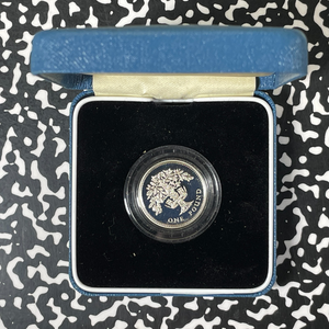 1992 Great Britain £1 Pound Lot#B2552 Silver! Proof! W/ Box & C.O.A.