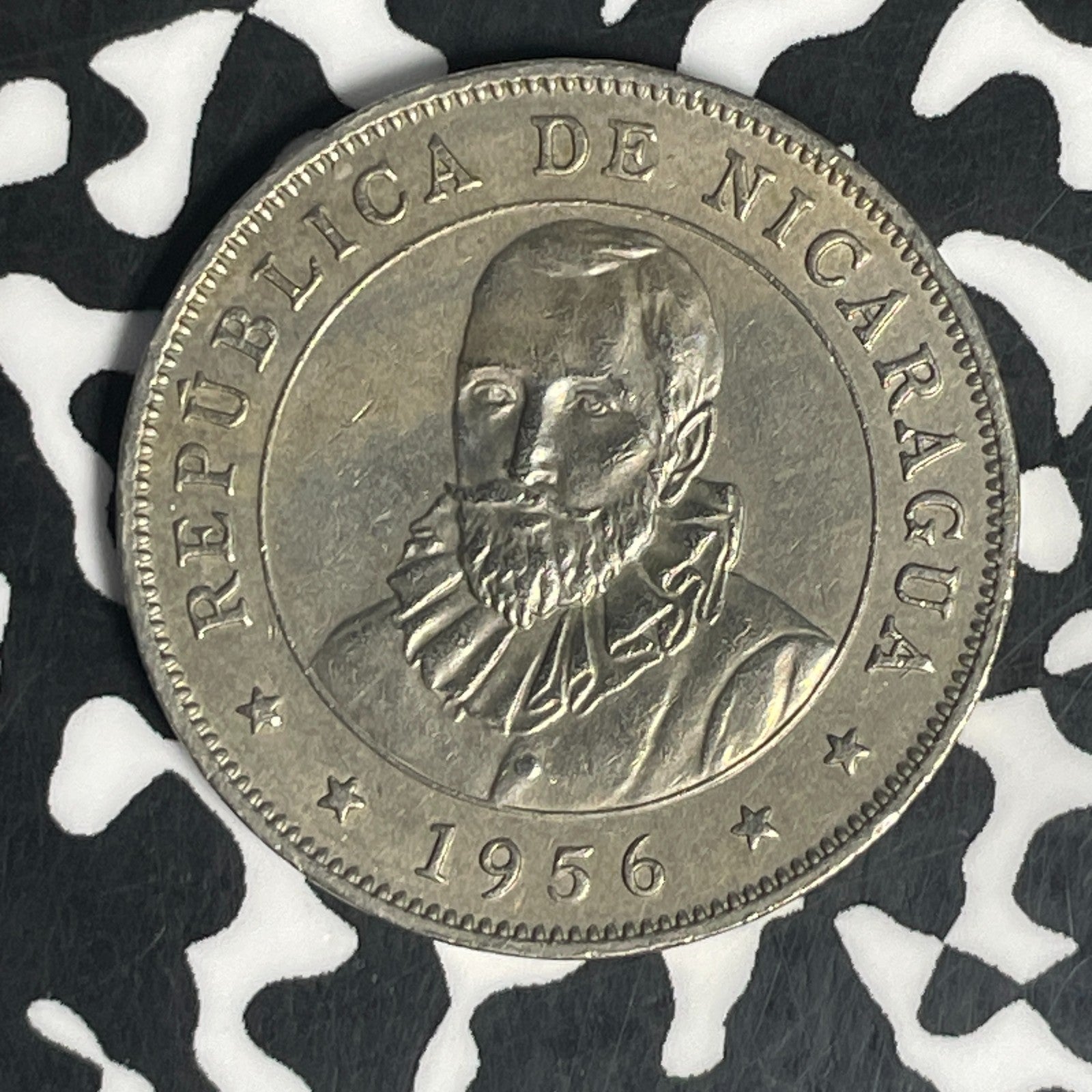 1956 Nicaragua 50 Centavos Lot#C5953