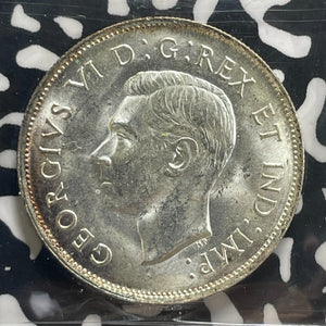 1940 Canada 50 Cents ICCS MS64 Lot#OV1604 Silver! Choice UNC!