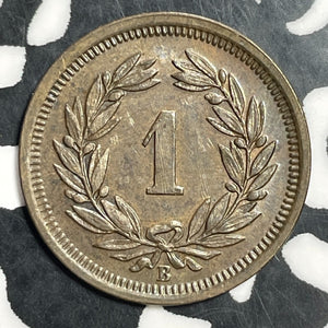 1913-B Switzerland 1 Rappen Lot#T2947 High Grade! Beautiful!