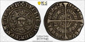 (1422-30) G.B. Henry VI 1/2 Groat 2 Pence PCGS XF40 Lot#G952 Silver! S-1840