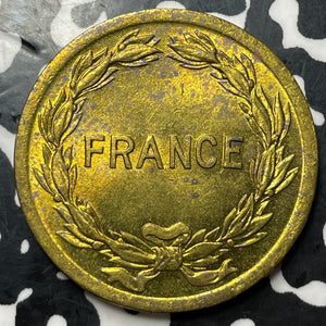 1944 France Allied Occupation 2 Francs Lot#E7169 High Grade! Beautiful! KM#905