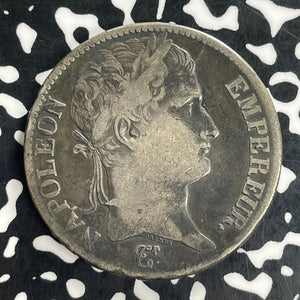 1812-W France Napoleon 5 Francs Lot#JM0094 Large Silver!