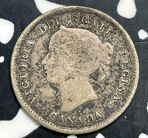 1892 Canada 5 Cents Lot#C0316 Silver!