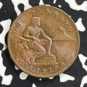 1944-S U.S. Philippines 1 Centavo Lot#C0092 High Grade! Beautiful Toning!