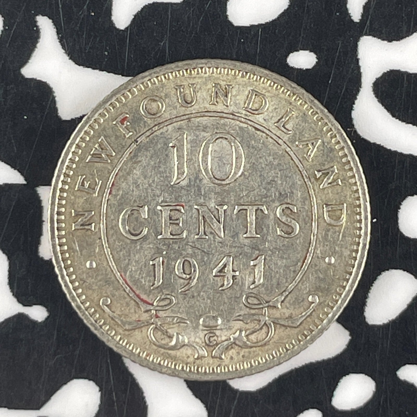 1941-C Newfoundland 10 Cents Lot#F3915 Silver!