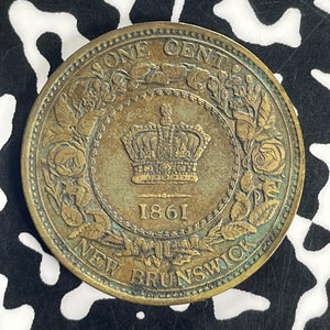 1861 New Brunswick Large Cent Lot#T8565 Nice!