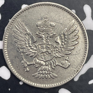 1908 Montenegro 20 Para Lot#C1340 Nice!