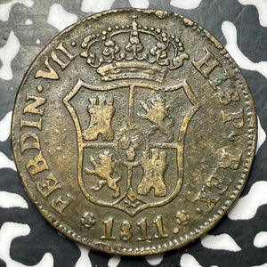 1811 Spain Catalonia 6 Quartos Lot#MK342