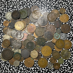 Bulk Lot Of 100x Assorted World Cull Coins Lot#B2263 Mixed Date