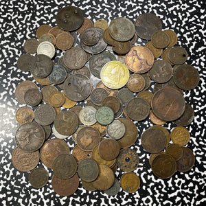 Bulk Lot Of 100x Assorted World Cull Coins Lot#B2268 Mixed Date