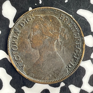 1866 Great Britain Farthing Lot#C1550
