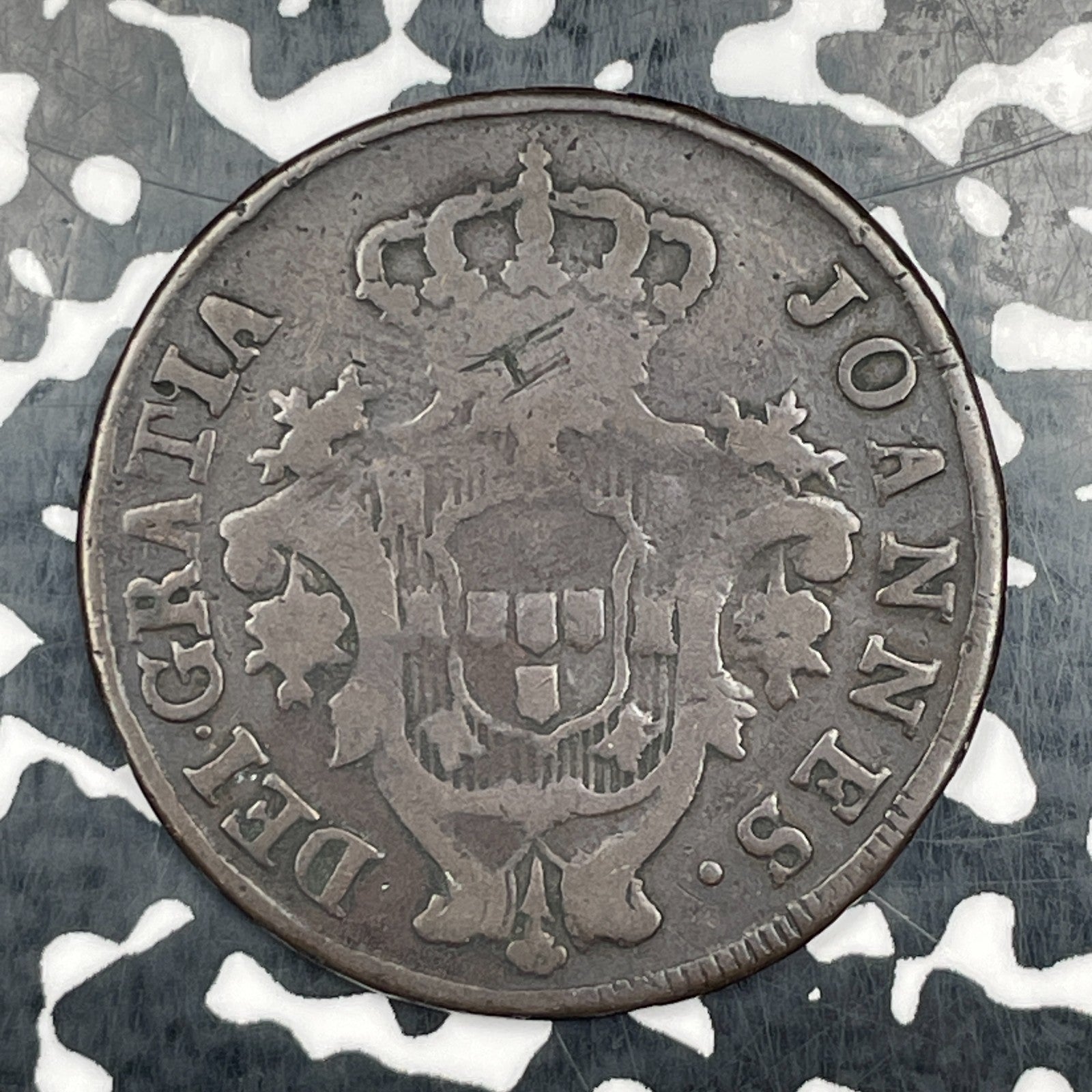 1813 Portugal 10 Reis Lot#N3204 Scratches