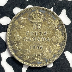 1906 Canada 10 Cents Lot#C0430 Silver!