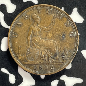 1886 Great Britain Farthing Lot#T9582