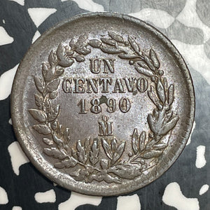 1890-Mo Mexico 1 Centavo Lot#T3555 High Grade! Beautiful!