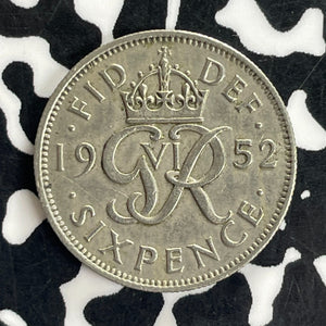 1952 Great Britain 6 Pence Lot#C1566