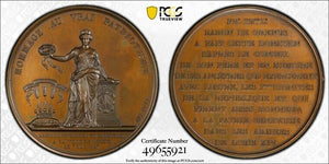 1847 Switzerland Geneva 400,000 Francs Donation Medal PCGS SP64 Lot#GV8585