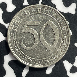 1938-A Germany 50 Pfennig Lot#JM9623 Nice! KM#95