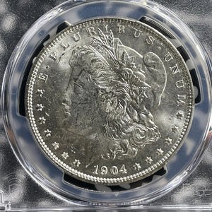 1904-O U.S. $1 Morgan Dollar PCGS MS63 Lot#G418 Silver! Choice UNC!
