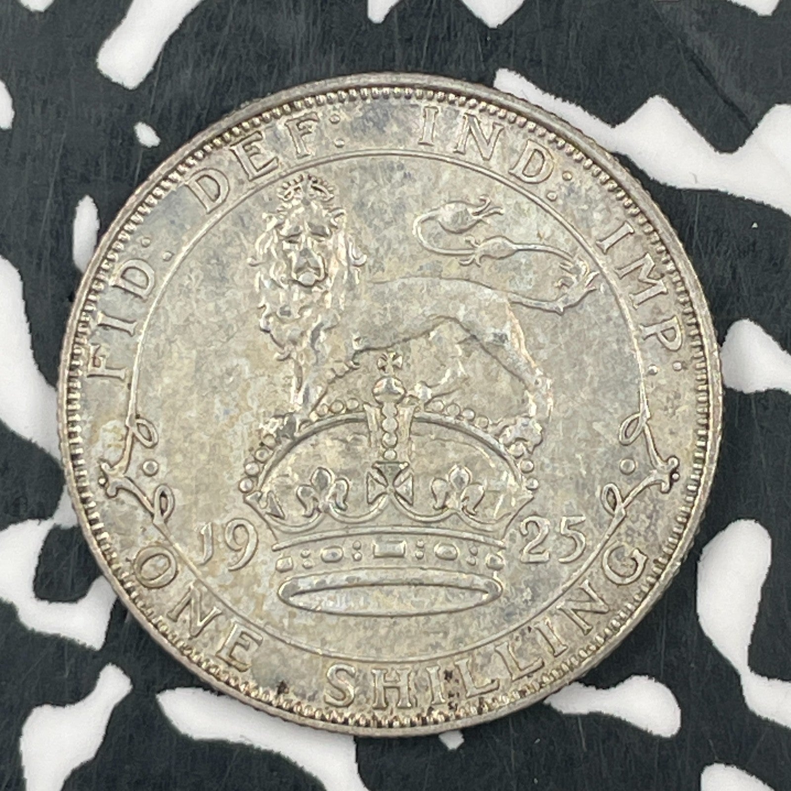 1925 Great Britain 1 Shilling Lot#F5563 Silver! Nice!
