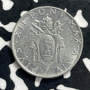 1952 Vatican City 2 Lire Lot#C0712 High Grade! Beautiful!
