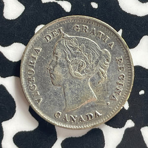 1885 Canada 5 Cents Lot#T7807 Silver! Better Date