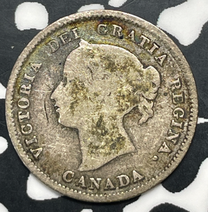 1893 Canada 5 Cents Lot#C0291 Silver!