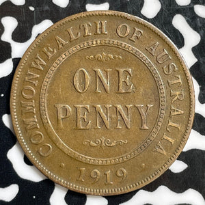 1919 Australia 1 Penny Lot#E3954 Dot Below