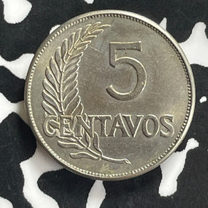 1934 Peru 5 Centavos Lot#C0061 High Grade! Beautiful!