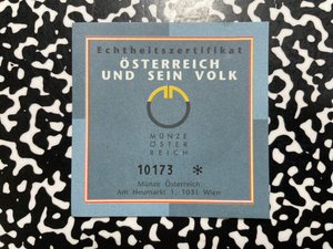 1993 Austria Hallstatt 500 Schilling Lot#B2795 Silver! Proof! With Case & C.O.A.